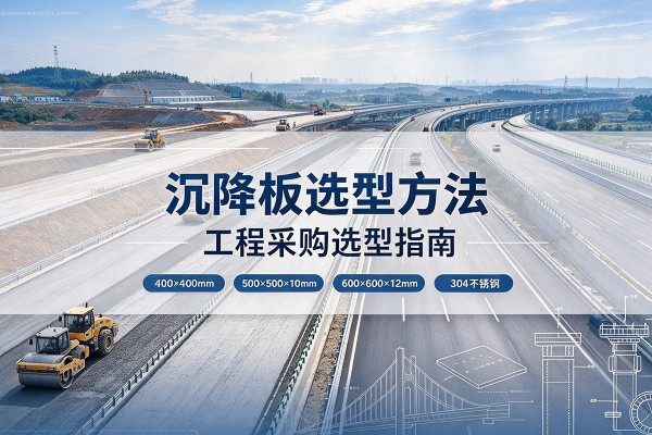 娄底沉降板选择方法